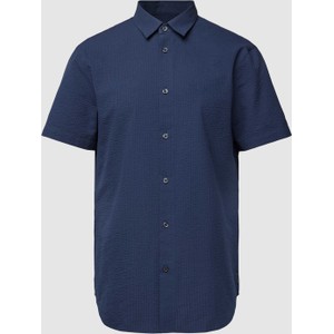 Granatowa koszula Armani Exchange z krótkim rękawem w stylu casual