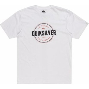 T-shirt Quiksilver w młodzieżowym stylu z krótkim rękawem