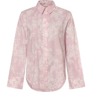Różowa koszula Marc O'Polo z bawełny w stylu casual