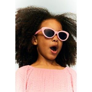 H & M & - Okulary przeciwsłoneczne typu „kocie oczy&quot; - Różowy