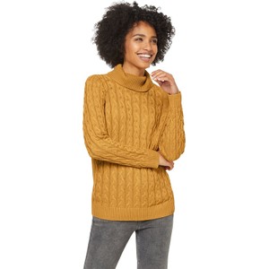 Żółty sweter Heine w stylu casual z bawełny