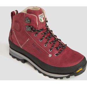 Czerwone buty trekkingowe Dolomite ze skóry