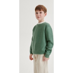 Zielony sweter Reserved z bawełny