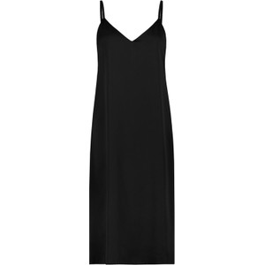Czarna sukienka SUBLEVEL z dekoltem w kształcie litery v na ramiączkach mini