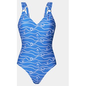 Niebieski strój kąpielowy Seafolly w młodzieżowym stylu