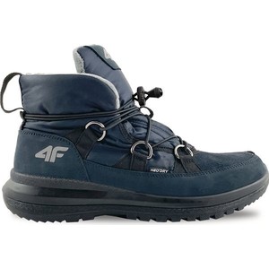 Granatowe buty dziecięce zimowe 4F sznurowane