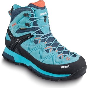Niebieskie buty trekkingowe Meindl z płaską podeszwą