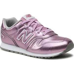 Różowe buty sportowe dziecięce New Balance sznurowane
