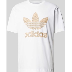 T-shirt Adidas Originals z nadrukiem z bawełny
