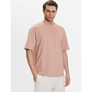 Różowy t-shirt Outhorn z krótkim rękawem