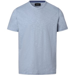 Niebieski t-shirt Aygill`s z bawełny w stylu casual