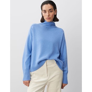Niebieski sweter someday. w stylu casual z bawełny
