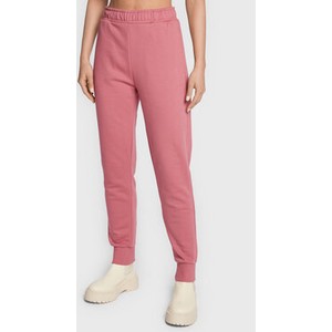 Różowe spodnie sportowe Outhorn w sportowym stylu z dresówki