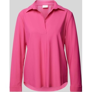 Różowa bluzka Sportalm z długim rękawem w stylu casual