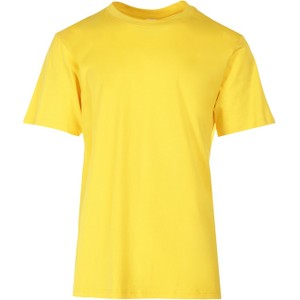 Żółty t-shirt born2be w stylu casual