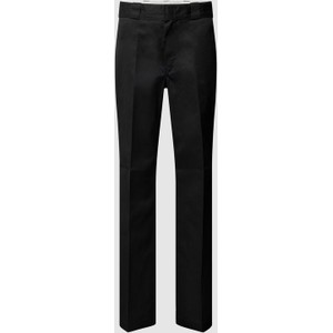 Czarne spodnie Dickies z bawełny w stylu casual