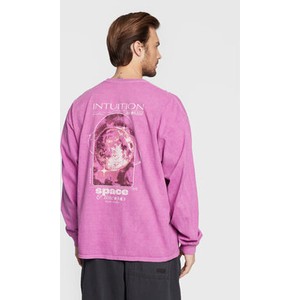 Różowa koszulka z długim rękawem Bdg Urban Outfitters z długim rękawem w stylu casual