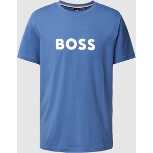 T-shirt Hugo Boss z nadrukiem z krótkim rękawem z bawełny
