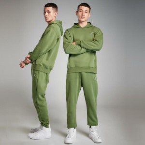 Zielone spodnie Jordan w stylu casual