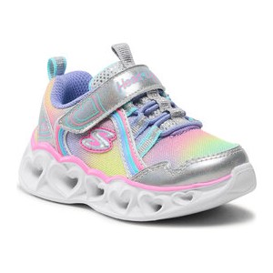 Buty sportowe dziecięce Skechers dla dziewczynek na rzepy