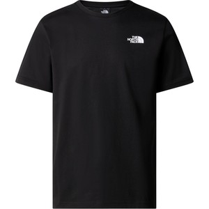 Czarny t-shirt The North Face z wełny z krótkim rękawem
