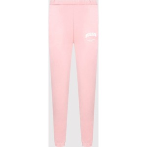 Różowe spodnie sportowe Guess