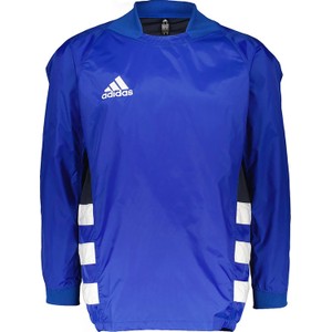 Niebieska koszulka z długim rękawem Adidas w sportowym stylu