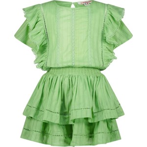 Zielona sukienka dziewczęca Vingino z bawełny