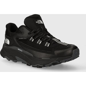 Czarne buty trekkingowe The North Face sznurowane