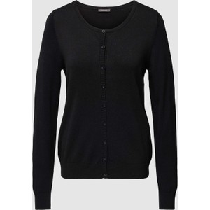 Czarny sweter Montego w stylu casual z bawełny