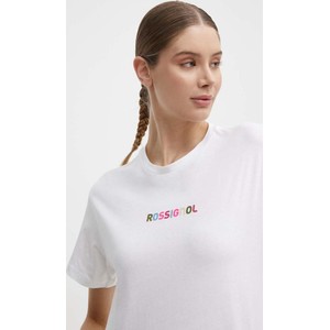 T-shirt ROSSIGNOL z bawełny w sportowym stylu