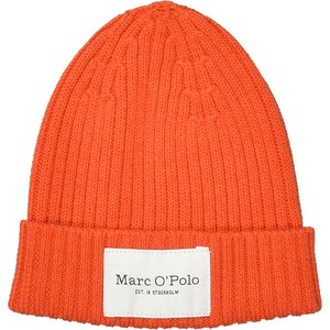 Pomarańczowa czapka Marc O'Polo
