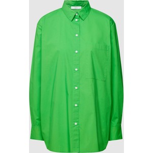 Zielona koszula Jake*s z bawełny z kołnierzykiem w stylu casual