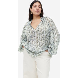 Bluzka H & M w stylu casual z tkaniny