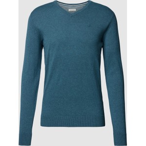 Niebieski sweter Tom Tailor z bawełny