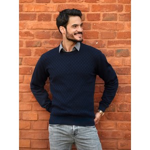Sweter M. Lasota ze stójką z bawełny w stylu casual