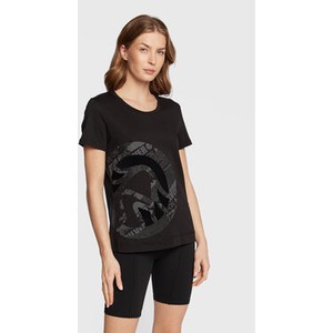 Czarny t-shirt Sportalm z okrągłym dekoltem