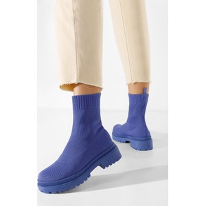 Niebieskie botki Zapatos w stylu casual