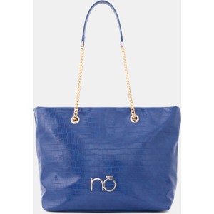 Niebieska torebka NOBO w wakacyjnym stylu matowa na ramię