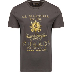 T-shirt La Martina z bawełny w stylu vintage
