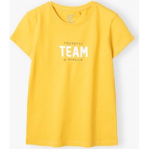 Żółta bluzka dziecięca Family Concept By 5.10.15. dla dziewczynek