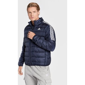 Granatowa kurtka Adidas w sportowym stylu