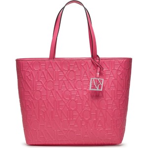 Różowa torebka Armani Exchange w wakacyjnym stylu