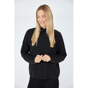 Czarny sweter Lieblingsstück z wełny