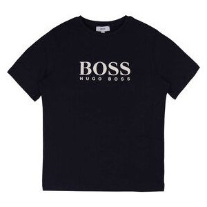 Granatowa koszulka dziecięca Boss