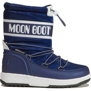 Granatowe buty dziecięce zimowe Moon Boot dla chłopców