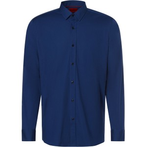 Niebieska koszula Hugo Boss w stylu casual z długim rękawem