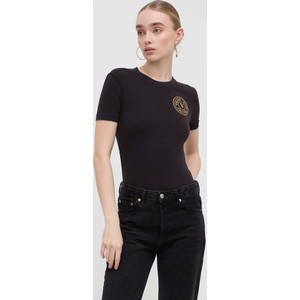 Czarny t-shirt Versace Jeans