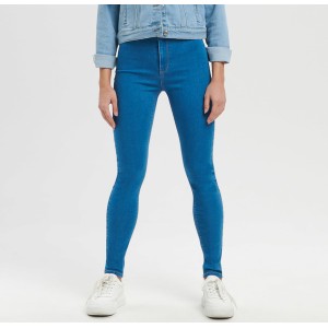 Niebieskie jeansy Sinsay w stylu casual