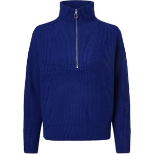 Niebieski sweter Marie Lund z wełny w stylu casual